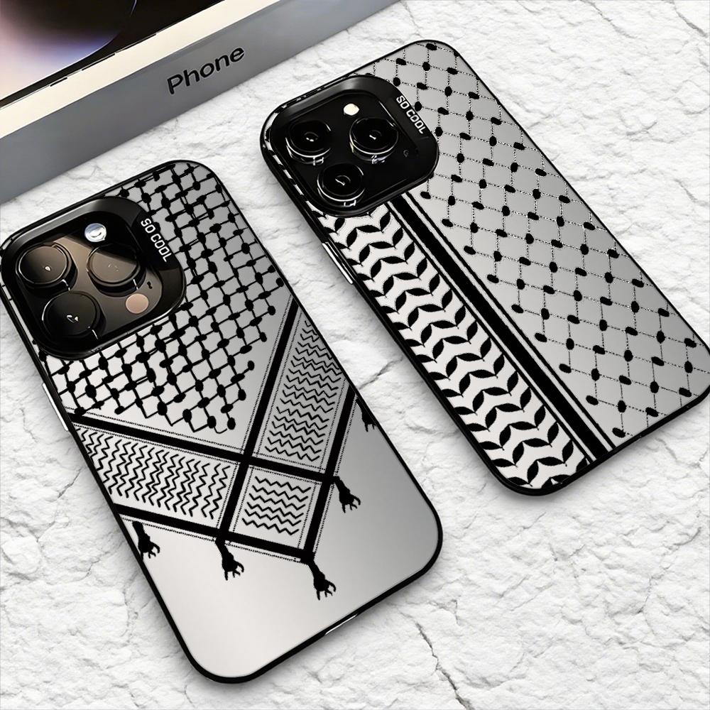 Apple Iphone 16 - Capa de Telefone Keffiyeh P-Palestina para