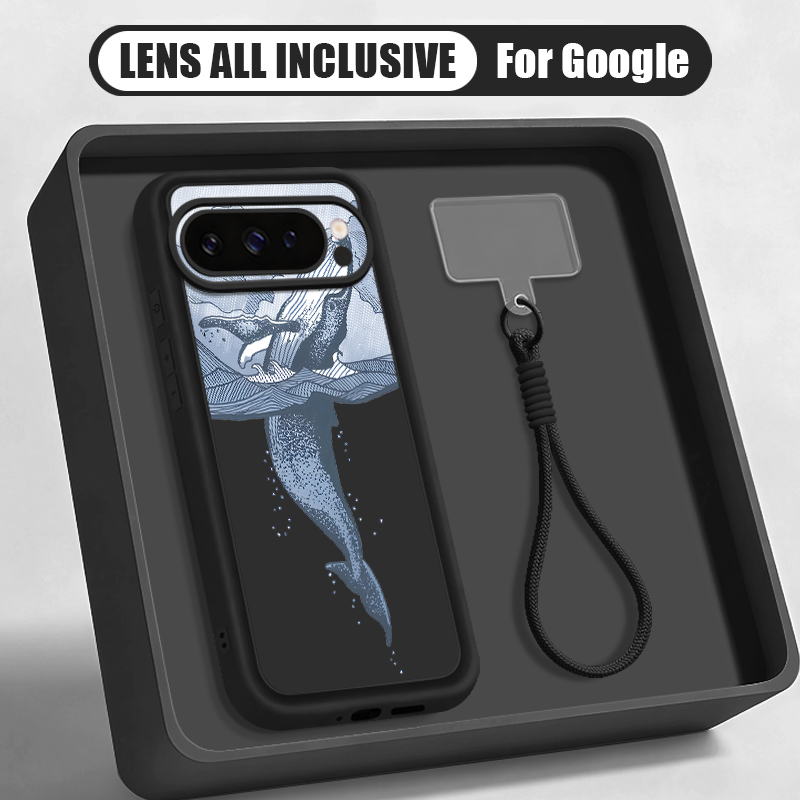 Google Pixel 9 - Capa de Silicone Macia com Estampa