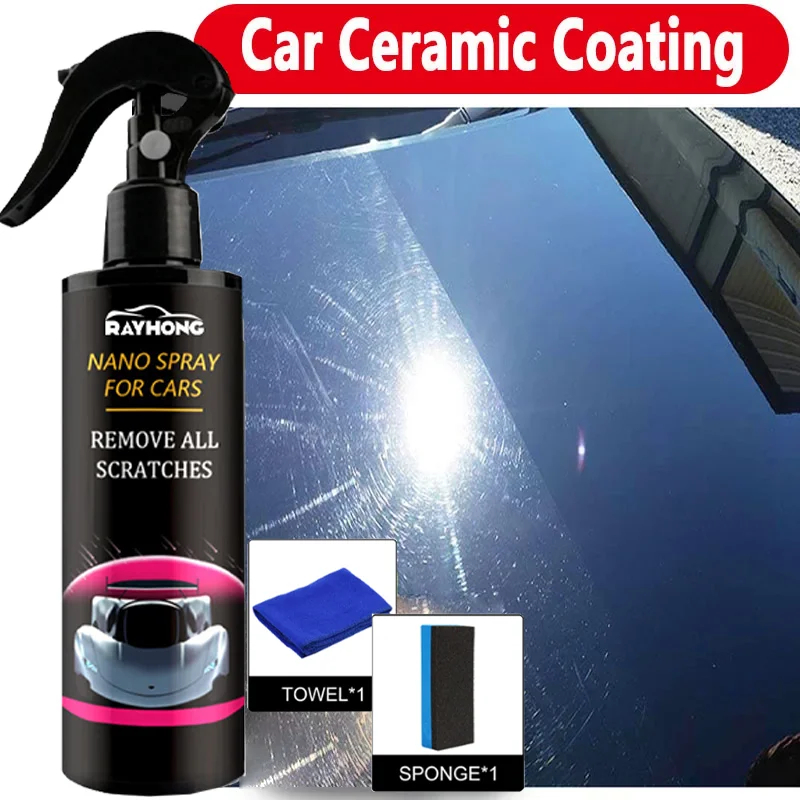 Nano Liquid Coating - Revestimento Cerâmico para Carros, Brilho Espelhado,