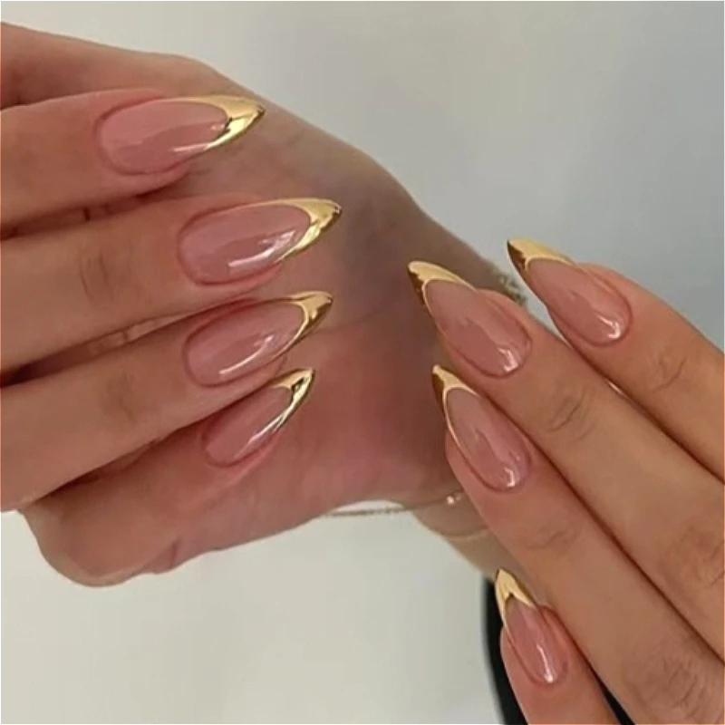 Full Cover Adhesive - 24 Unidades de Unhas Postiças Elegantes