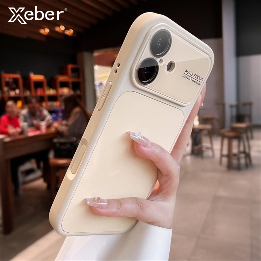 Camera Lens Protector - Capa de Telefone Luxuosa com Botões