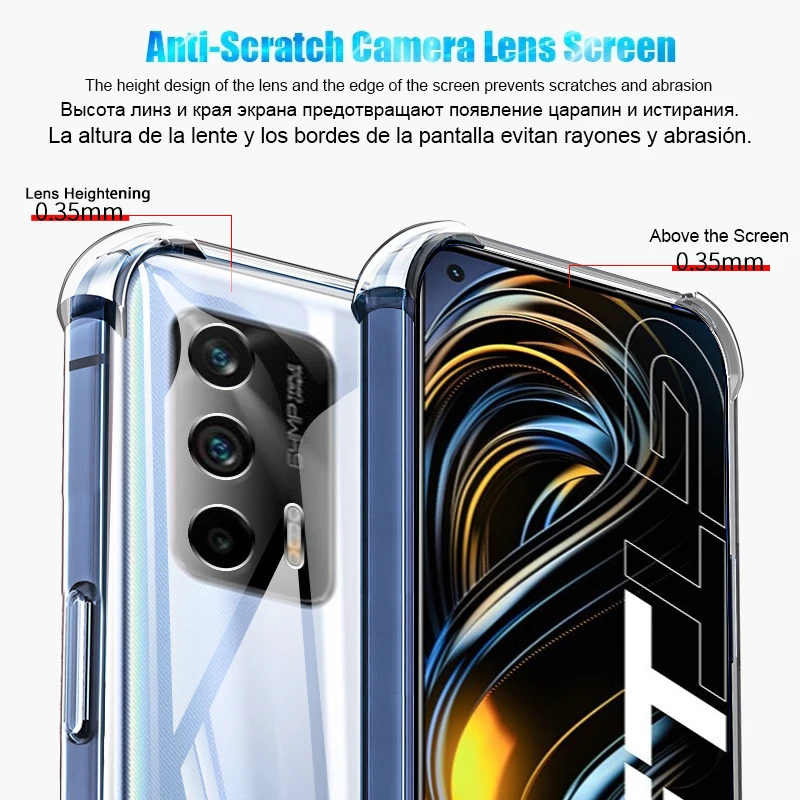 Luxo transparente silicone à p - Realme Gt 6 avaliação e preço