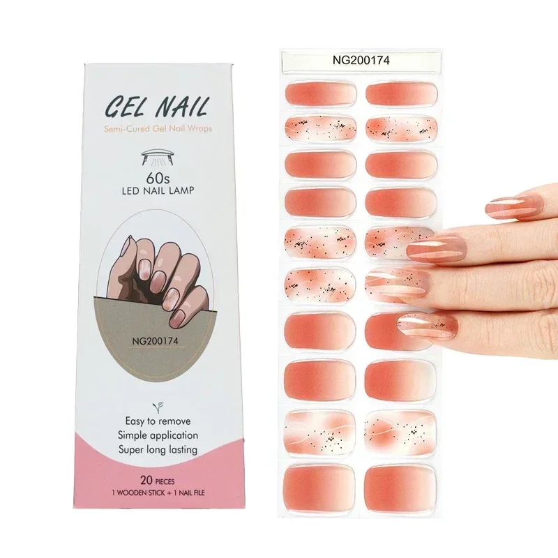Tiras de gel semi-curadas para - Full Cover Adhesive avaliação e preço
